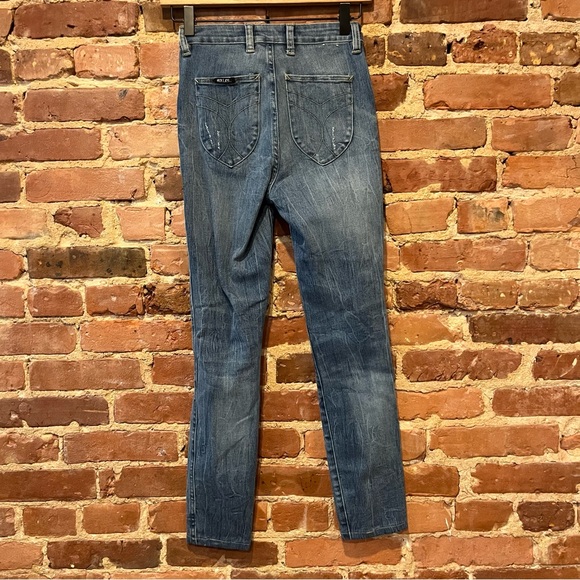 ROLLA’S Westcoast Super Skinny Jeans 25R/7R Viscose Blend - Picture 10 of 14